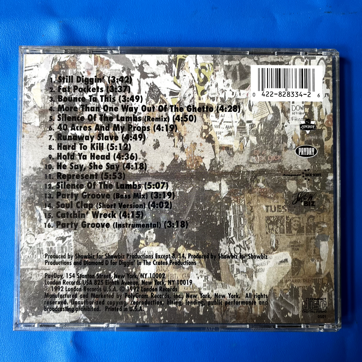 Runaway Slave [PA] by Showbiz & A.G. (CD, Sep-1992, Payday