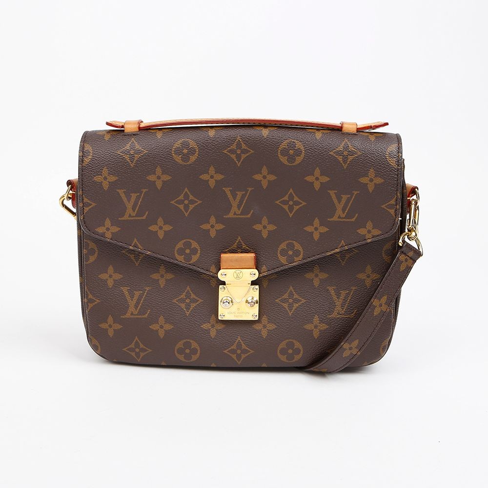 Louis Vuitton Pochette Metis Monogram Canvas Tote Shoulder Bag 158394723 [U]