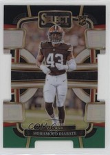 2023 Panini Select Concourse Black & Green Prizm Die-Cut Mohamoud Diabate 2u3