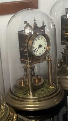Antike JUF JahresUhren Fabrik 400 Tage Jubiläumsuhr von 1905 voll gewartet