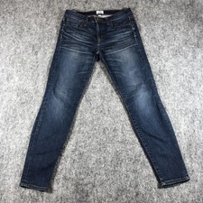 J.Crew Toothpick Jeans Womens 28 Blue Medium Wash Mid Rise Skinny Stretch Denim