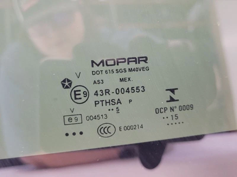 2007-2017 JEEP PATRIOT Roof Glass - Изображение 3 из 4