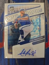 2022 Donruss Optic Opti-Graphs Auto #OG-AL Alek Manoah Blue Jays Card PWE