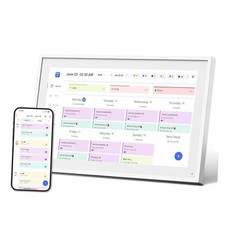 10.1" Digital Calendar, Meal Planner, Duty Chart, to Do 10.1 inches white