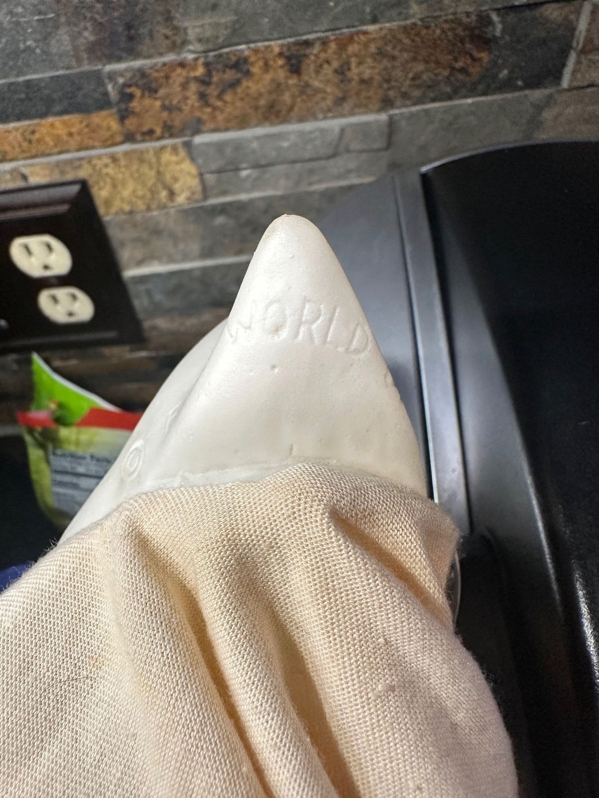 Rare 90’s Vintage Fun World Div Ghost Face Scream Mask - Glow In The Dark