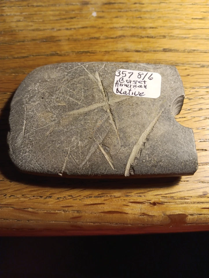 Native American Drilled Hole Broken Intentionally By Native Americans Ritual - Image 1 of 4