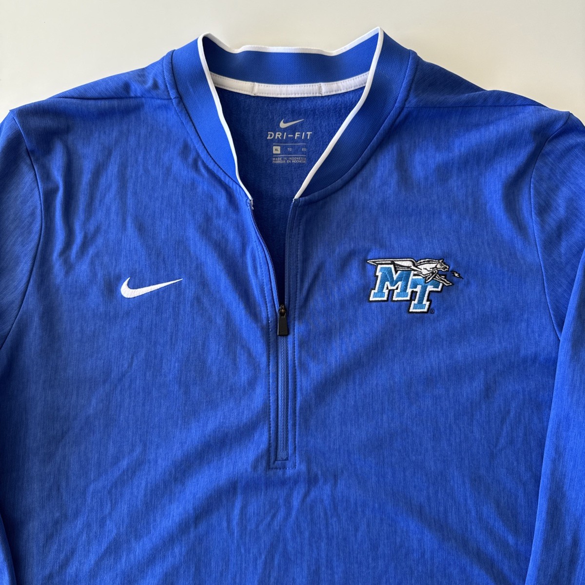 Sweat à Capuche SportTek MTSU Middle Tennessee State University - Gris Taille L Homme