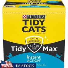 Clumping Cat Litter Odor Control 24/7 Low Dust Instant Action 38 lb Box New