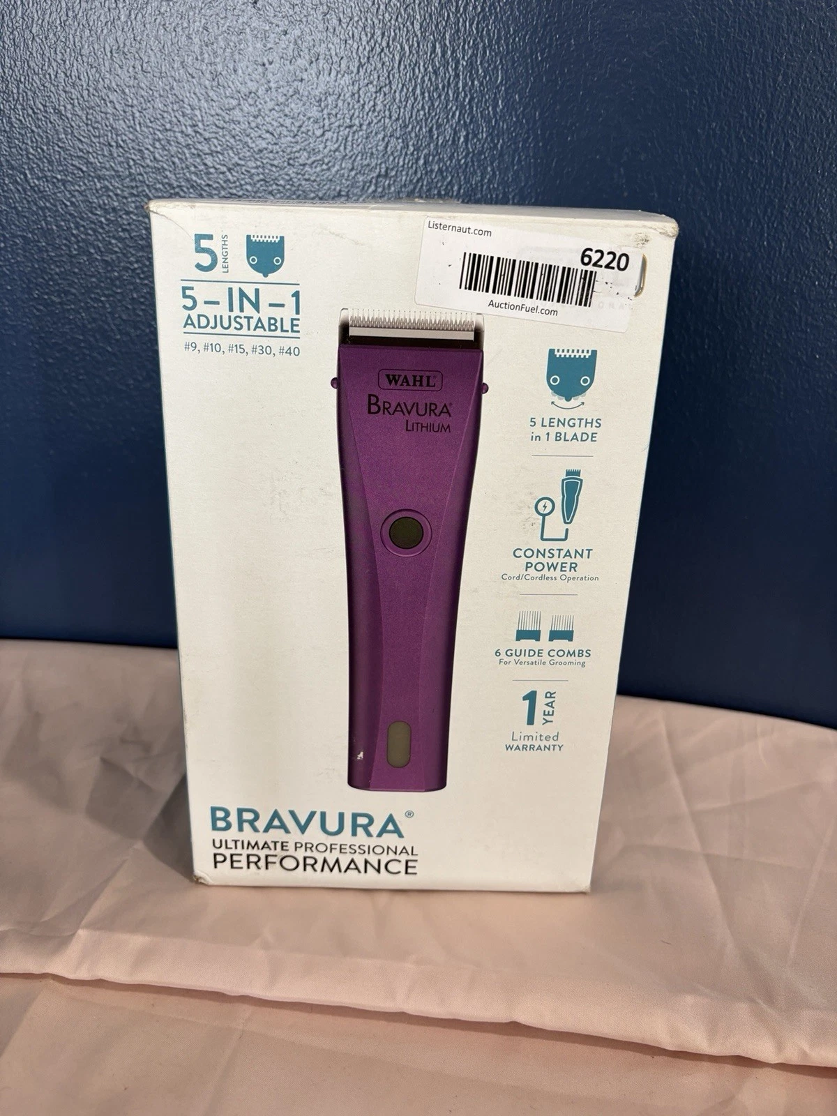Wahl Bravura Professional Pet Animal Grooming Cordless Hair Clipper 5 in 1
Opens in a new window or