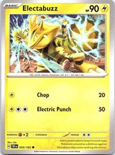 Electabuzz Temporal Forces 053/162 Common Pokemon Near Mint Pokemon Card