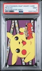 1999 GEMPLUS NINTENDO POKEMON SNAP SMART CARDS BLOCKBUSTER VIDEO PIKACHU PSA 9