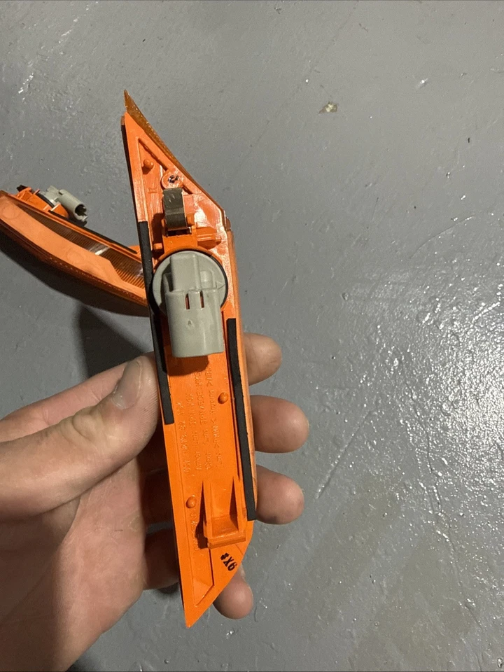 Genuine OEM Nissan  Passenger And Driver Amber GT-R Side Markers With Bulbs - Image 2 of 3