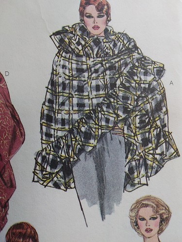 Evening Coverups Wrap Shawl Top Tie VOGUE 8151 Sewing Pattern UC VTG 80s - Picture 3 of 11