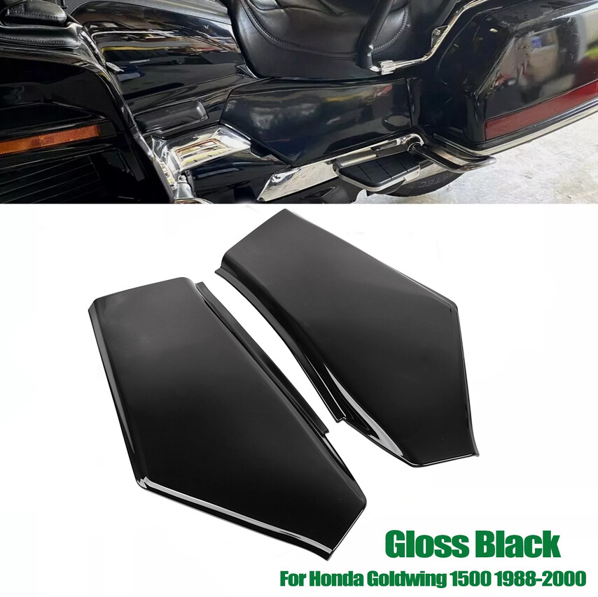 Gloss Black L+R Side Fairing Cover Panel Fit For Honda Goldwing 1500 1988-2000