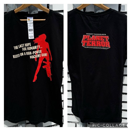VTG NOS Y2K Grindhouse Planet Terror Women’s 2XL Tee MOVIE SHIRT RARE Tarantino