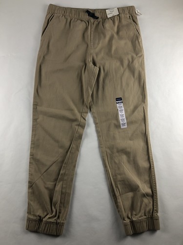 ~NWT~ Arizona Flex Boys Jogger Pants Size L (14/16) Husky Elastic Waist/Ankle - 第 1/8 張圖片