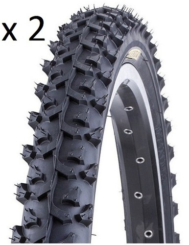 2 Copertoni / Pneumatici Bici 26 X 1.90 NERO modello mtb mountain bike |  eBay