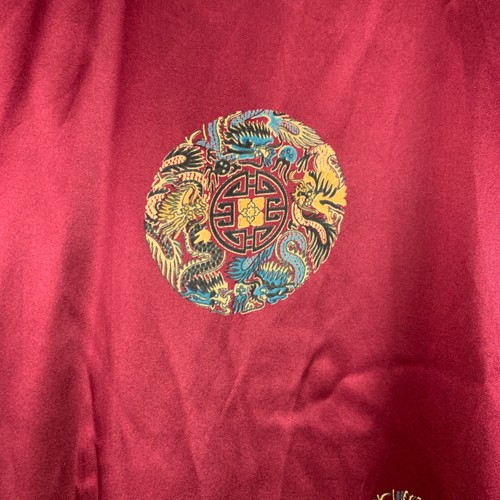 MYFP Asiatischer Kimono Morgenmantel 100 % Seide Mehrfarbig XXXL 3X - Bild 6 von 6