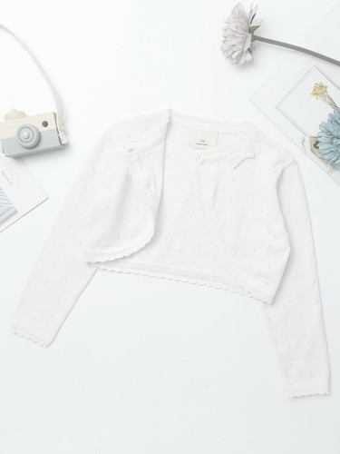 Girls Long Sleeves Knit Bolero Cardigan Shrug Dress Coat Button Sweater Jacket - Picture 9 of 63