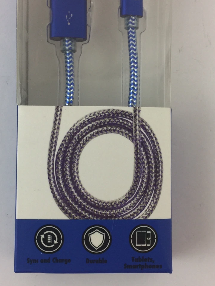 Bytech Micro USB Cable Sync/Charge 3.5 Feet Tablets & Smartphones NEW - Image 2 of 4