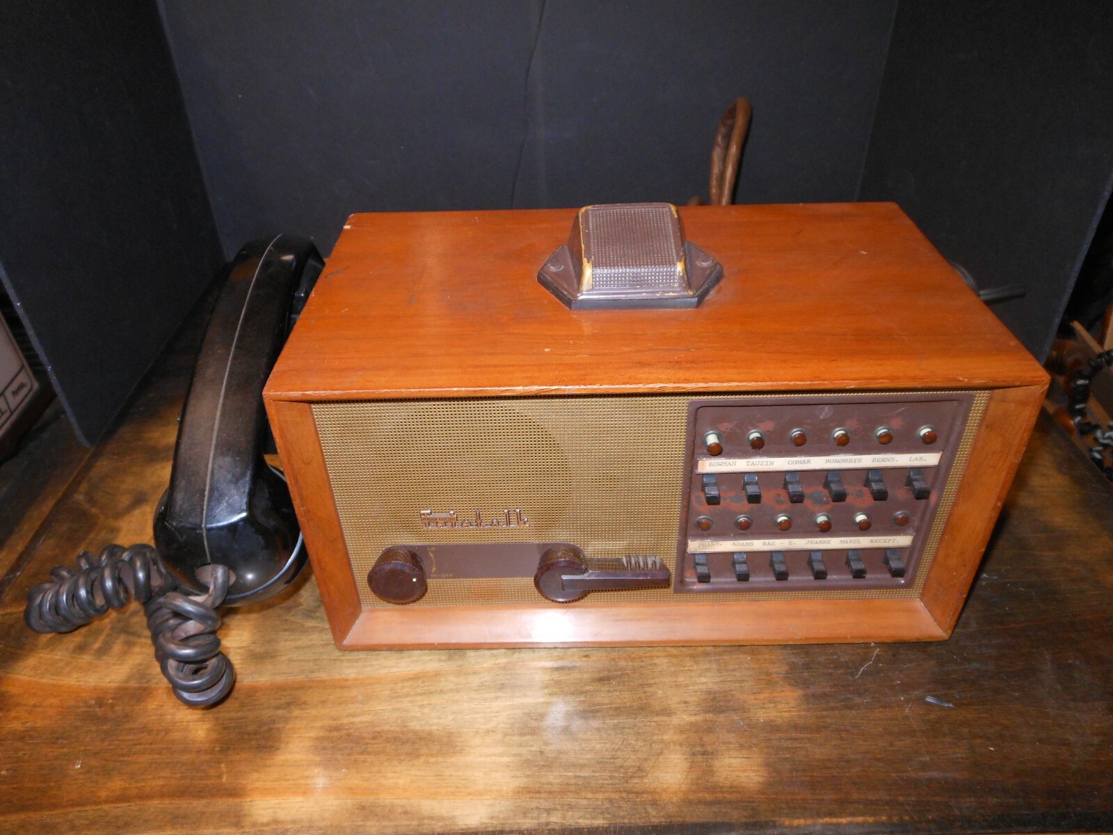 Vtg Teletalk Webster Electric Co. Paging intercom with Telephone Model A912TA-3