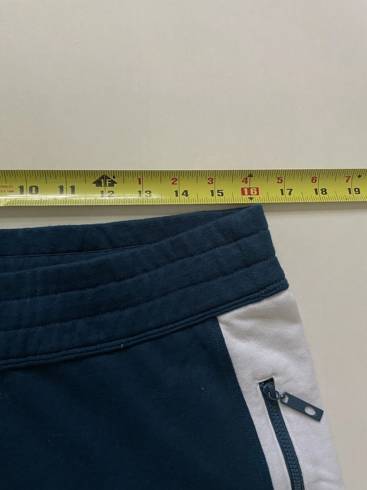 fabletics colorblock terry cloth cozy elastic waist sweatpants