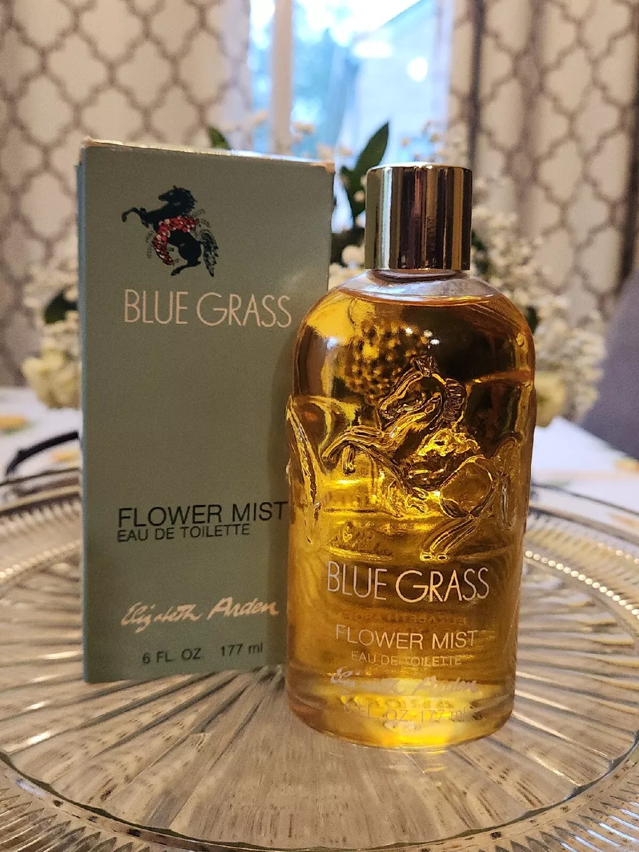 Vintage Elizabeth Arden Blue Grass Flower Mist Eau De Toilette 6 Oz