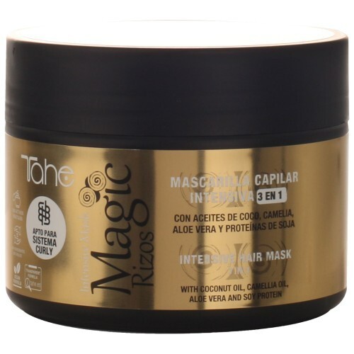 TAHE Magic Capelli Ricci Maschera Capilar Intensiva 3 Per 1 300 ML Adatto Metodo