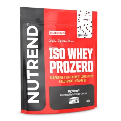Nutrend Iso Whey Prozero 500g Beutel (39,80 /Kg) Protein MHD Deal Sale Aktion