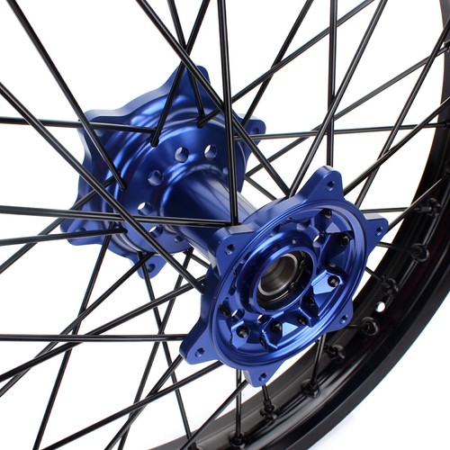 For Yamaha 21/19 CNC Spoked Wheels Rims Hubs YZ250F YZ450F 2009 2010 11 12 2013 - Picture 9 of 11