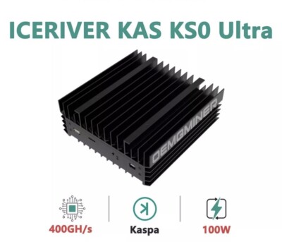 【新品】Iceriver KS0 ULTRA 400GH@100W【送料無料】 ICERIVER KS0 ULTRA 400GH 100W KAS Miner WO/PSU | eBay