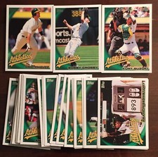 2010 Topps Oakland Athletics Team Set