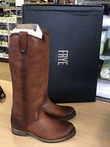 frye melissa pull on boot cognac