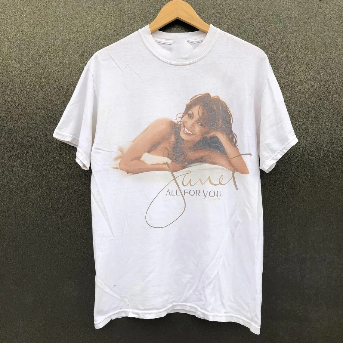 Janet Jackson All For You World Tour WHite Unisex T-shirt | eBay
