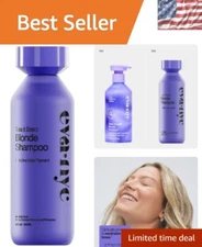 Eva NYC Tone It Down Shampoo 10 oz - Infused with UV Pigment for Vibrant Blondes