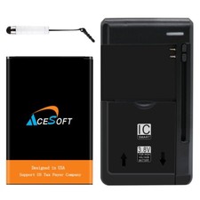 Grade A 3920mAh Battery Universal Charger Cellphone stylus for LG Harmony M257