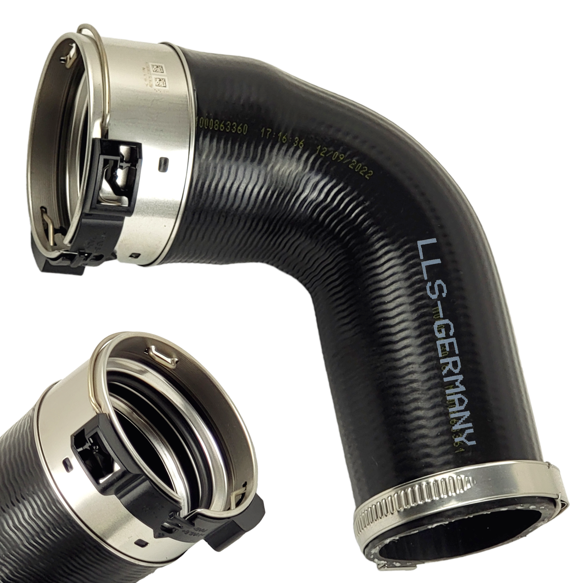 2x Tuyau Turbo Compatible BMW Série 5 F10 525d 530d 535d | Référence 11617800145, Diamètre Intérieur 70/55 Mm | Prêt à Monter Avec Joints