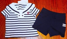 POLO RALPH LAUREN AUTHENTIC BABY GIRLS BRAND NEW ORIGINAL 2Pc SET Size 6M, NWT