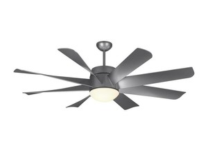 Details About Monte Carlo 8tnr56pbsd V1 Turbine Led 56 Ceiling Fan Remote Brushed Steel