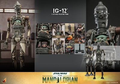 Hot Toys TMS104 Star Wars The Mandalorian IG-12 with Accessories