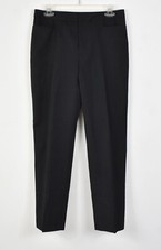 Vintage ANN TAYLOR Black Polyester/Lycra Stretch Tapered Pants 10P