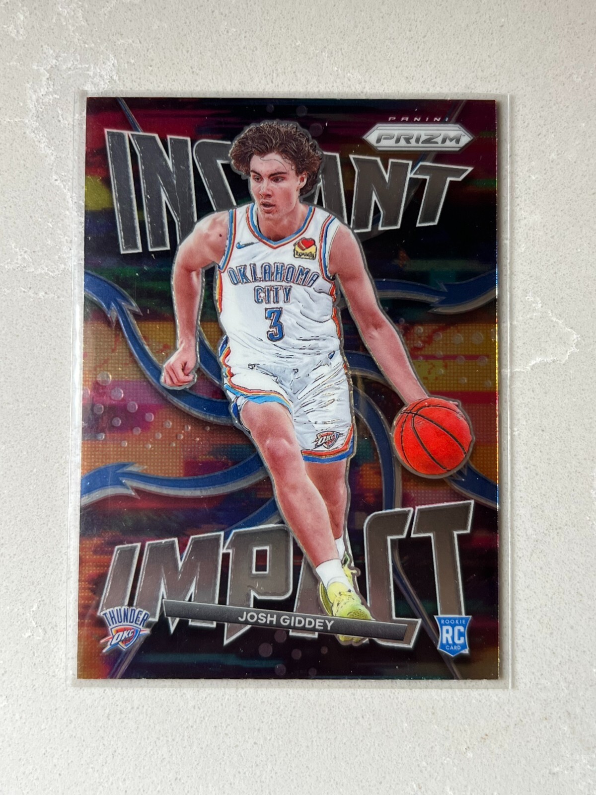 2021-22 Panini Prizm Josh Giddey Instant Impact Rookie #4 Thunder RC AUSSIE STAR