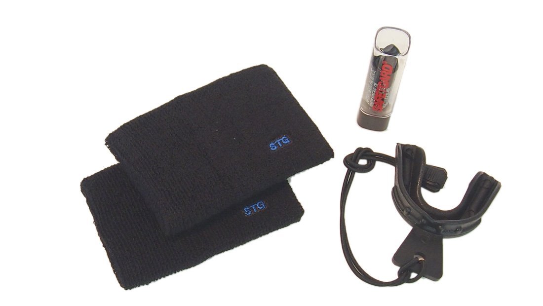 Mouthguard SafeTGard Lockjaw Braces Sports Eye Black Sweatbands