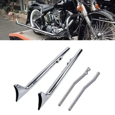 36'' Fishtail for Harley Softail Models with 1.75'' Softail True Dual Headers