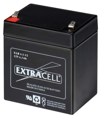 BATTERIA 12V 4,5A ALLARMI UPS 4.5AH 5ah 4,2A 4,3A 4.2 COME FIAMM FG20451 12FGH23