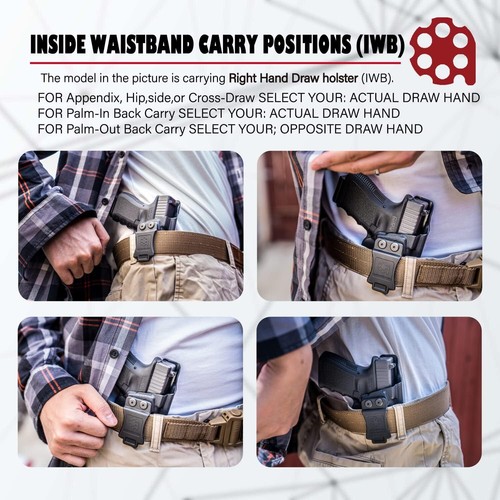 Amberide IWB KYDEX Holster Fit: Glock 43/43X - Picture 71 of 72