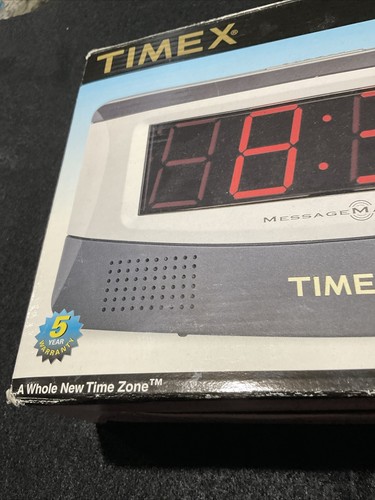 Timex Message Mate Jumbo Digital Display Alarm Clock T151B - Picture 4 of 12