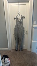 Duluth Trading Co 40 Grit Flex Twill Bib Overalls Women  s Size 14 Reg