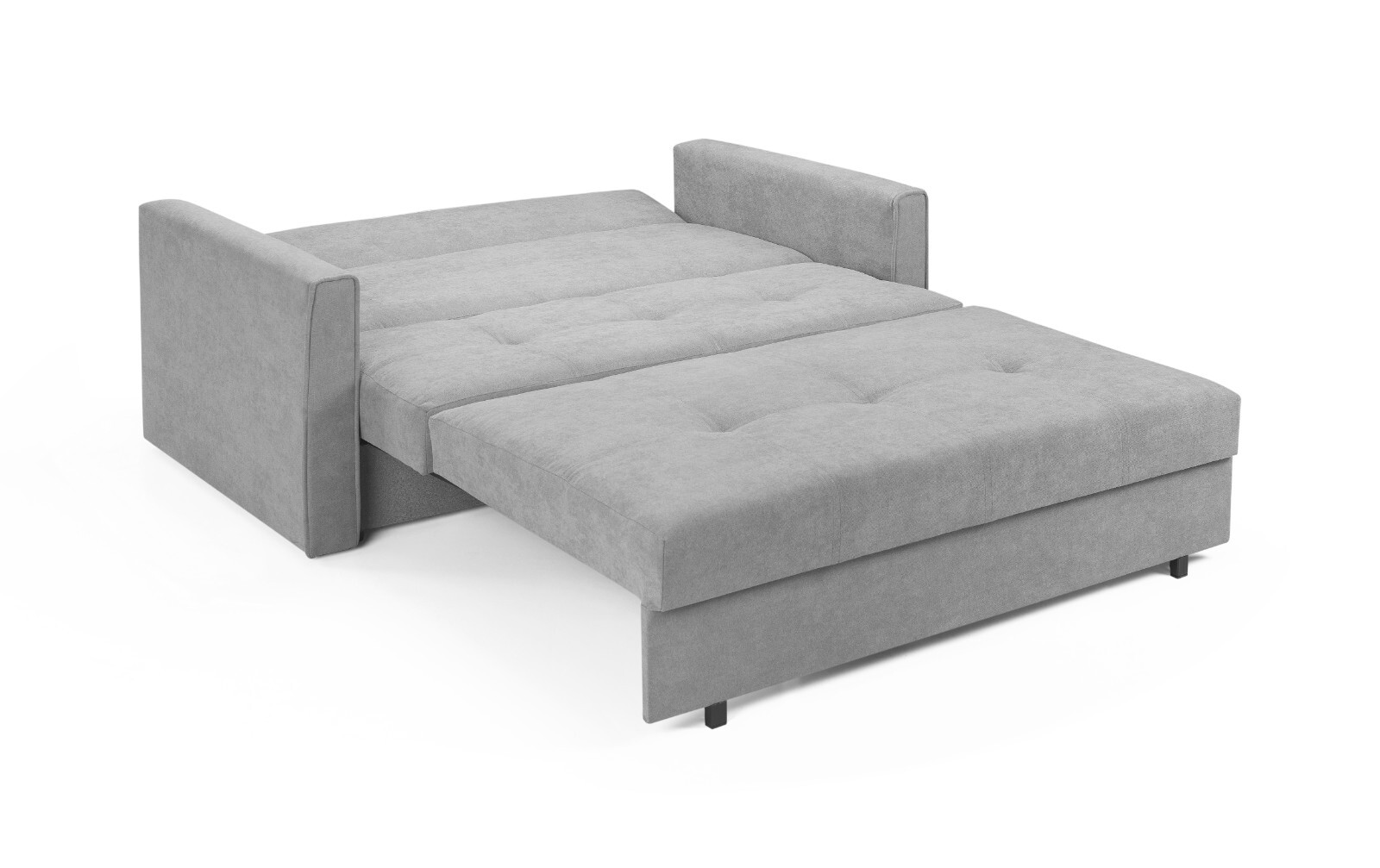 Two Seater Sofa Bed Double with Large Storage Grey Honeypot Viva eBay
