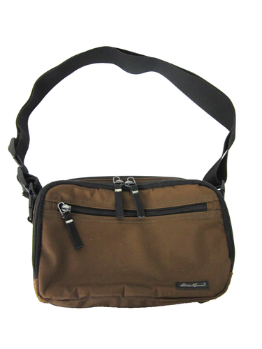 Eddie Bauer Skylar Browm Sling Shoulder Bag Backpack Crossbody Fanny Pack Hiking - Picture 2 of 7